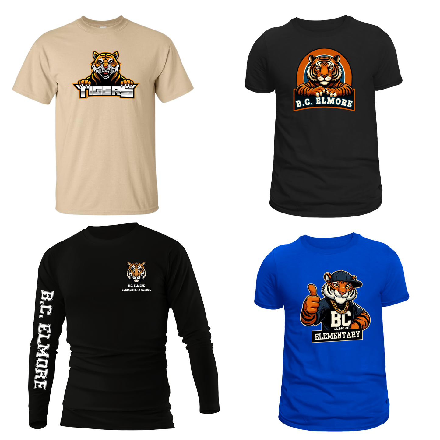 BC Elmore 4 Tshirt Bundle Short & Long Sleeve