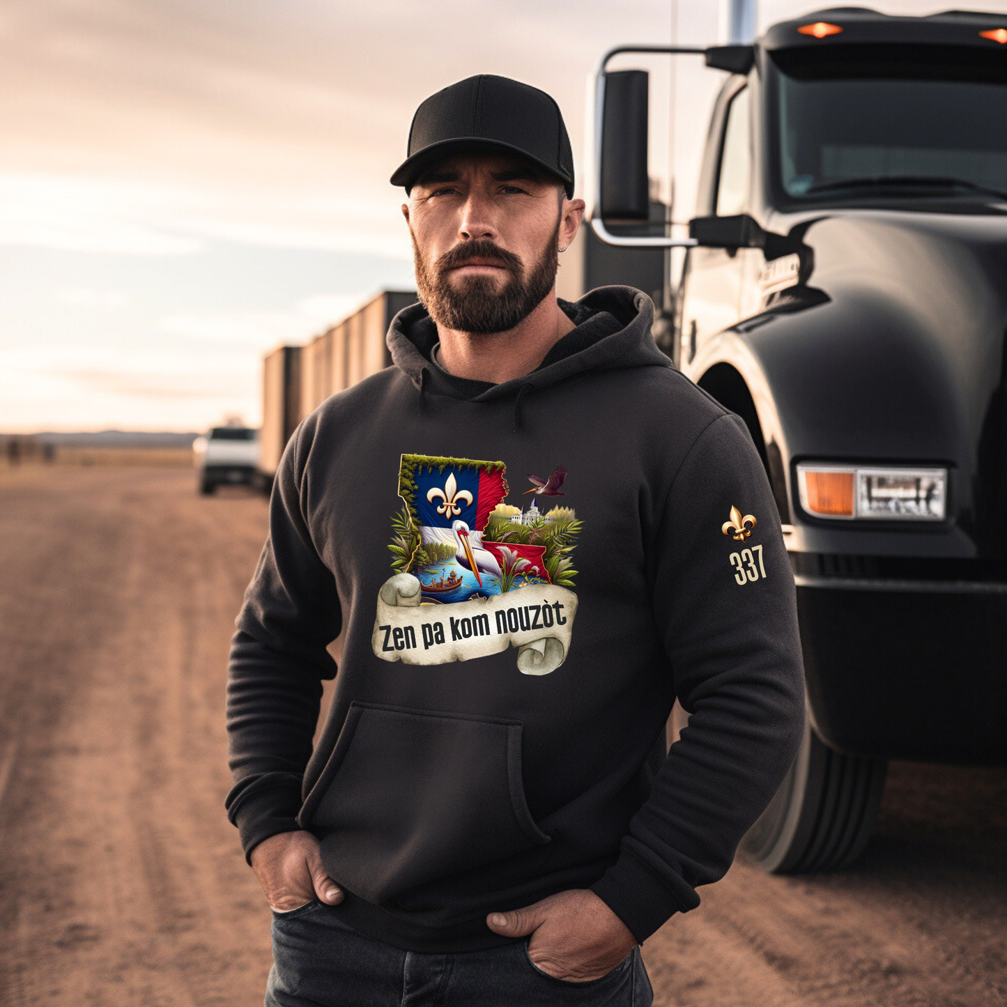 Zen Pa Kom Nouzot (They not Like Us) Hoodie