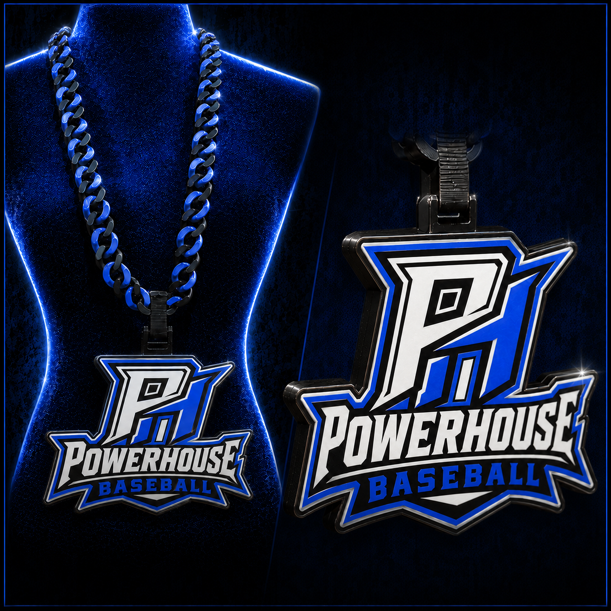 Powerhouse Cuban Link Chain & Pendant Set