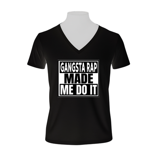 BLING Shirt-Gangsta Rap Made Me Do It