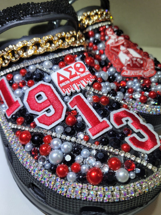 Custom - Delta Sigma Theta Clogs